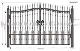 Steel Fencing Driveway Gates photos