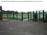 photos of Steel Fencing Work
