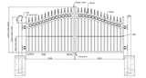 Steel Fencing Dimensions photos