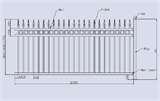 Steel Fencing Dimensions