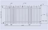images of Steel Fencing Dimensions