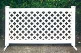 Steel Fencing With Lattice photos