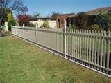 Steel Picket Fencing Sydney pictures