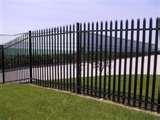 photos of Steel Palisade Security Fencing