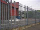 images of Steel Fencing Overlap