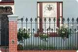photos of Steel Picket Fences