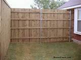 Pictures of Steel Fence Installation
